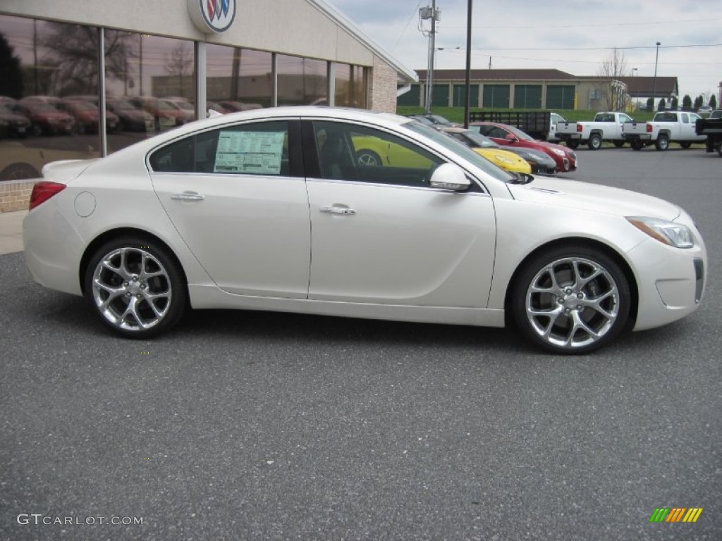 White Diamond Tricoat 2013 Buick Regal GS Exterior Photo #79869402