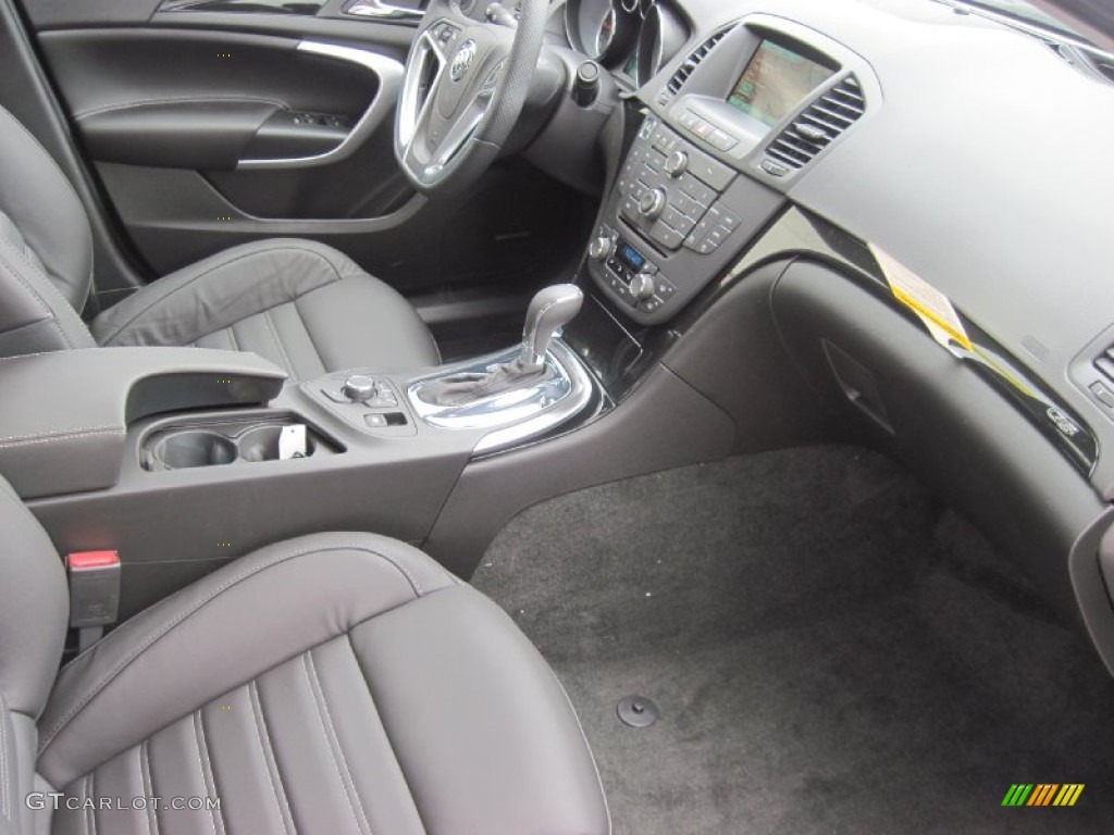 Ebony Interior 2013 Buick Regal GS Photo #79869423