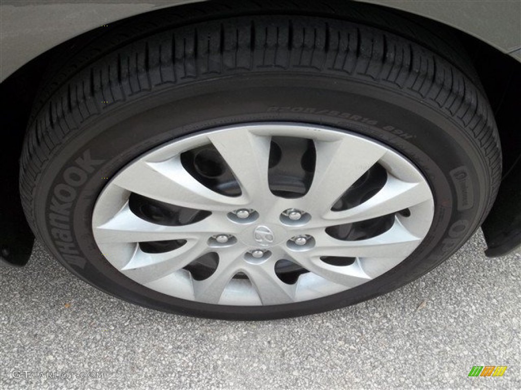 2012 Elantra GLS - Harbor Gray Metallic / Gray photo #7