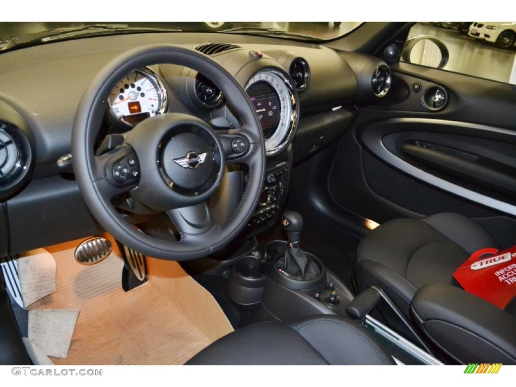 Carbon Black Interior 2013 Mini Cooper S Paceman Photo #79869556