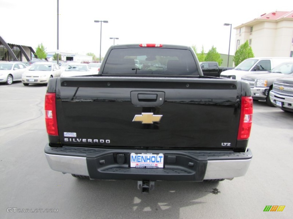 2007 Silverado 1500 LTZ Extended Cab 4x4 - Black / Ebony Black photo #6