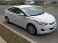 2012 Shimmering White Hyundai Elantra GLS  photo #6