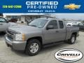 2008 Graystone Metallic Chevrolet Silverado 1500 LT Extended Cab 4x4  photo #1