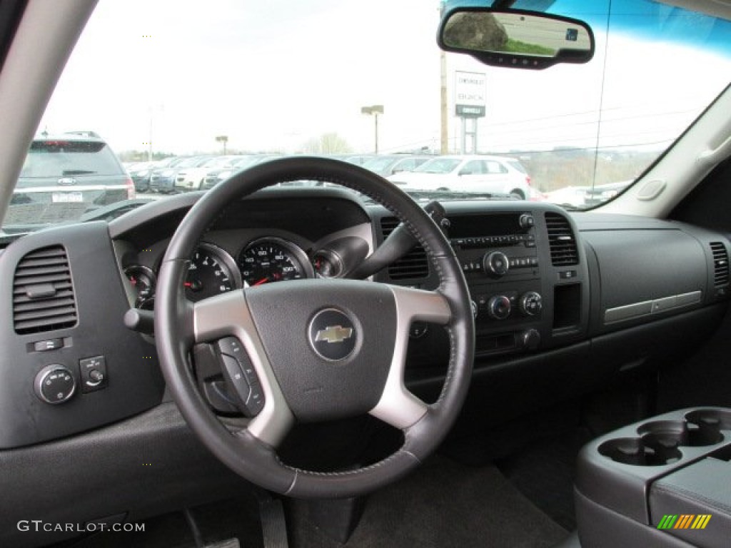 2008 Chevrolet Silverado 1500 LT Extended Cab 4x4 Ebony Dashboard Photo #79870912