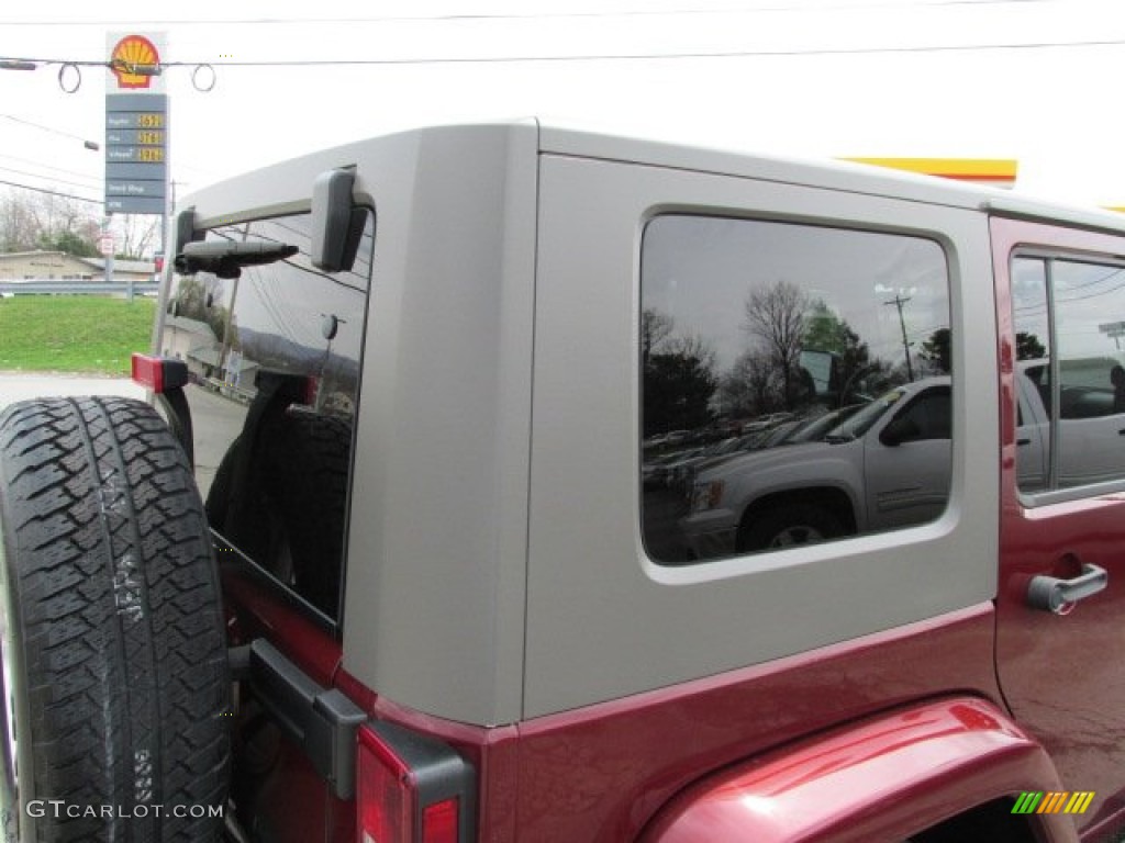 2008 Wrangler Unlimited Sahara 4x4 - Red Rock Crystal Pearl / Dark Slate Gray/Med Slate Gray photo #10