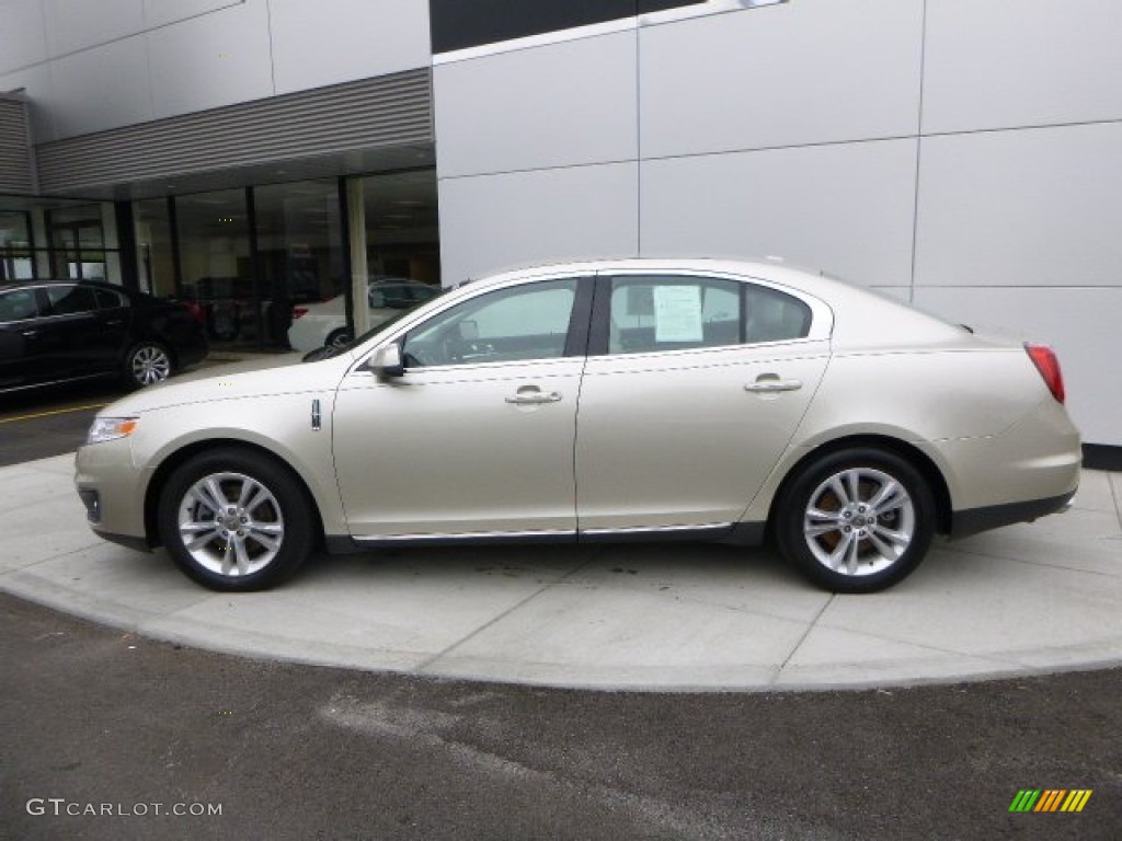 Gold Leaf Metallic 2011 Lincoln MKS AWD Exterior Photo #79872863