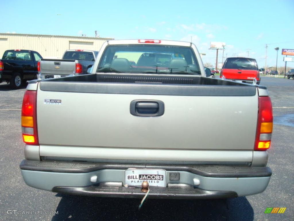 1999 Silverado 1500 Regular Cab - Light Pewter Metallic / Graphite photo #6