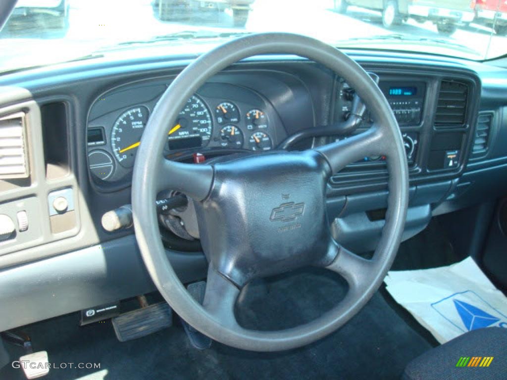 1999 Silverado 1500 Regular Cab - Light Pewter Metallic / Graphite photo #10