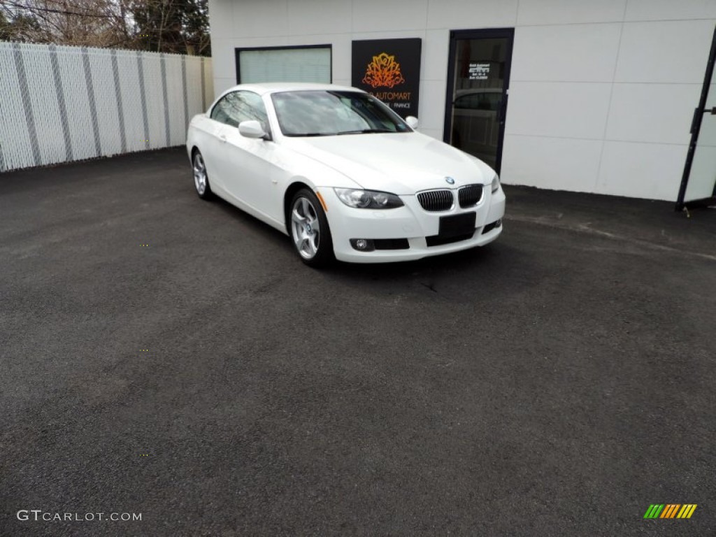 2010 3 Series 328i Convertible - Alpine White / Coral Red/Black Dakota Leather photo #7