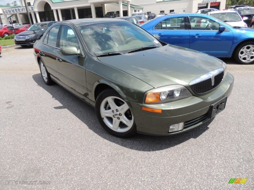 2000 LS V8 - Estate Green Metallic / Medium Parchment photo #1