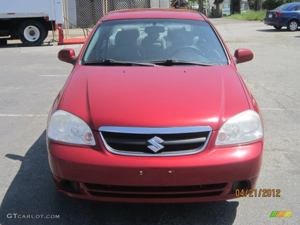 Fusion Red Metallic Suzuki Forenza