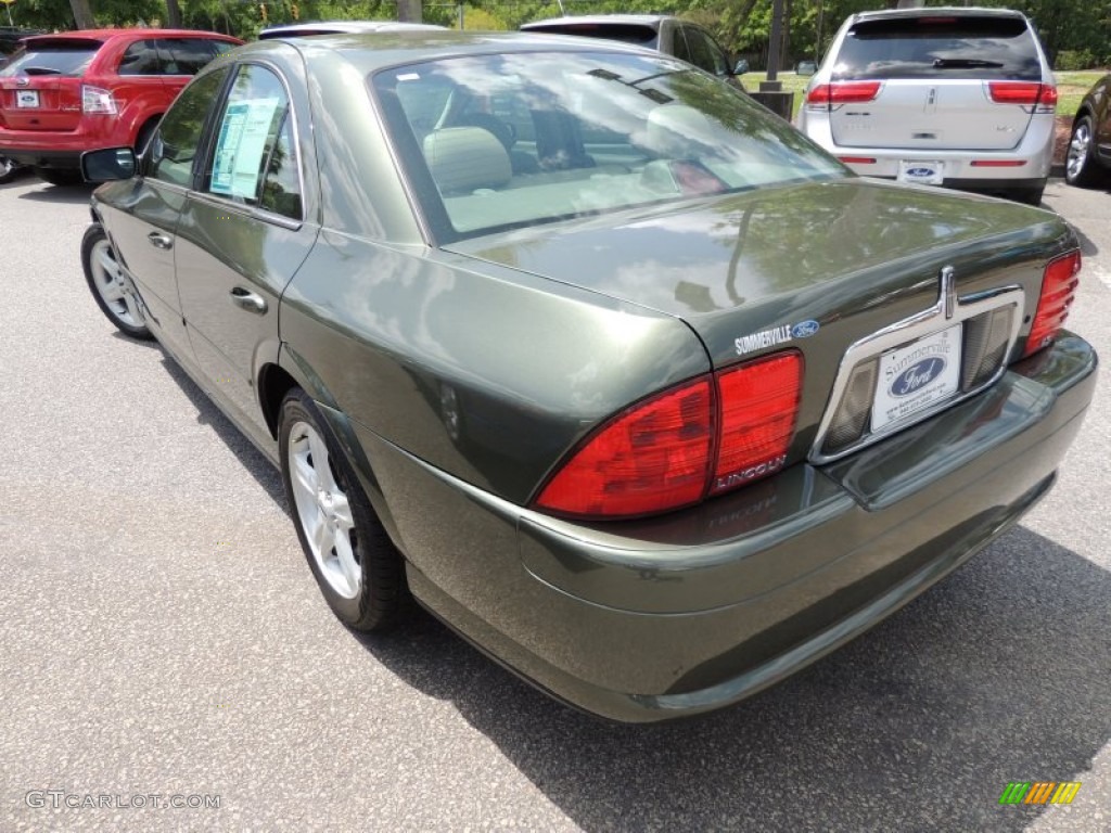 2000 LS V8 - Estate Green Metallic / Medium Parchment photo #15