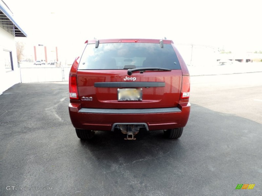 2007 Grand Cherokee Laredo 4x4 - Red Rock Crystal Pearl / Medium Slate Gray photo #6