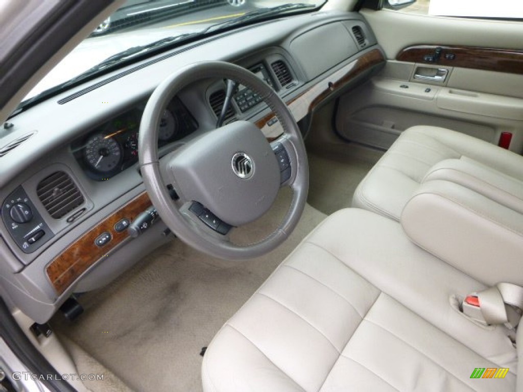 Medium Light Stone Interior 2008 Mercury Grand Marquis LS Photo #79875513