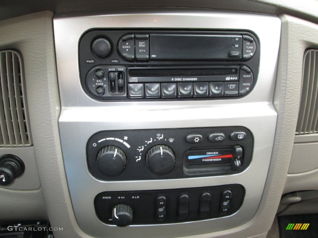 2004 Dodge Ram 1500 Laramie Quad Cab 4x4 Controls Photo #79876062