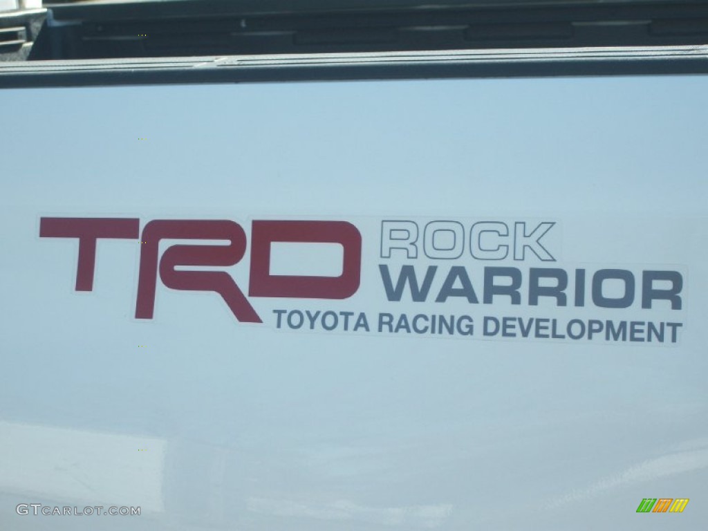 2010 Tundra TRD Rock Warrior Double Cab 4x4 - Super White / Graphite Gray photo #3
