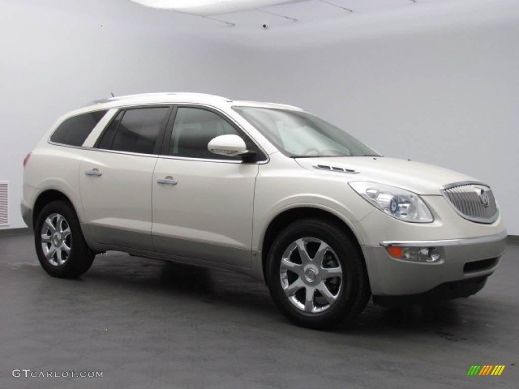 2008 Enclave CXL - White Opal / Ebony/Ebony photo #3