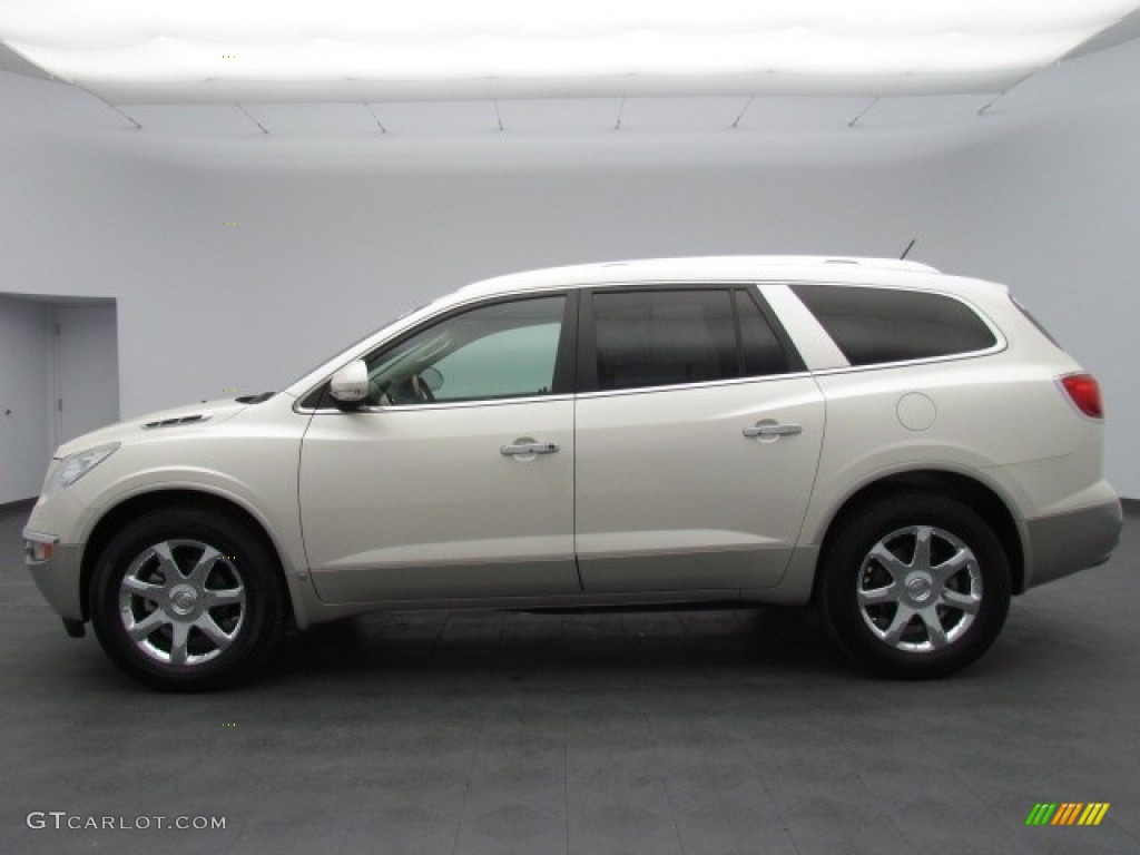 2008 Enclave CXL - White Opal / Ebony/Ebony photo #8