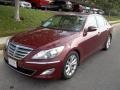 2013 Cabernet Red Pearl Hyundai Genesis 3.8 Sedan  photo #2