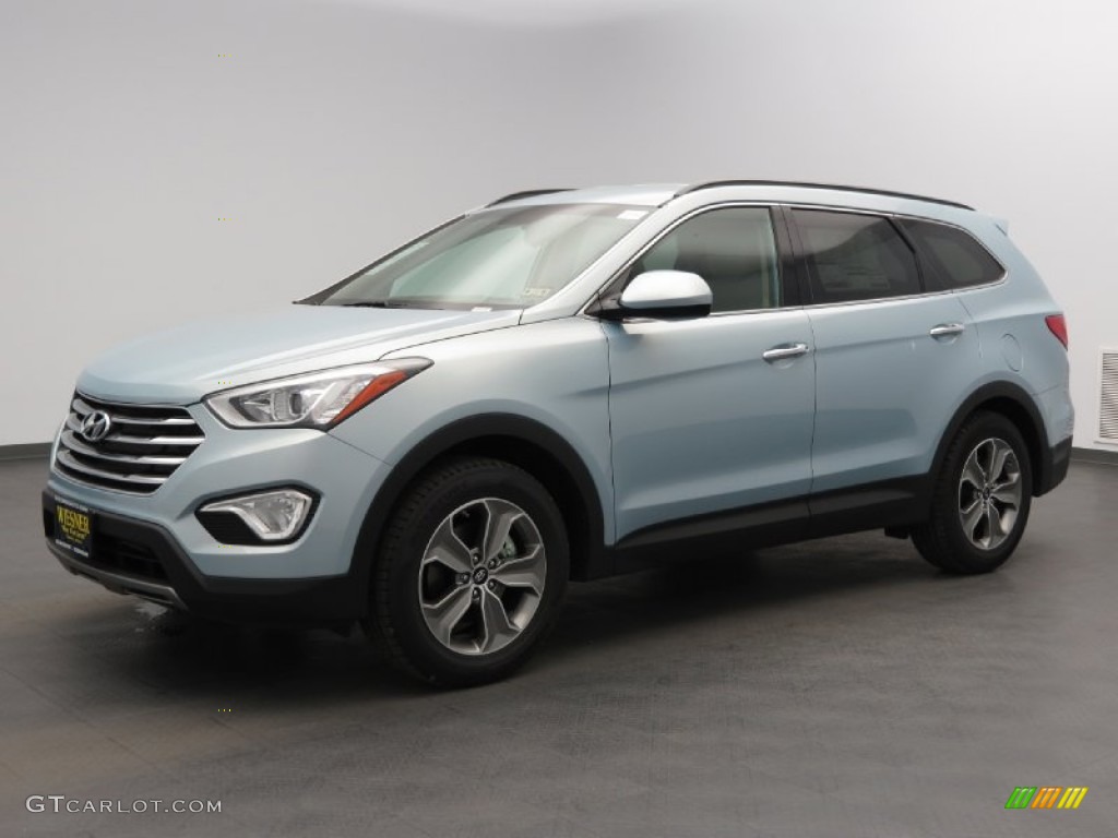 2013 Santa Fe GLS - Crystalline Blue Pearl / Beige photo #1