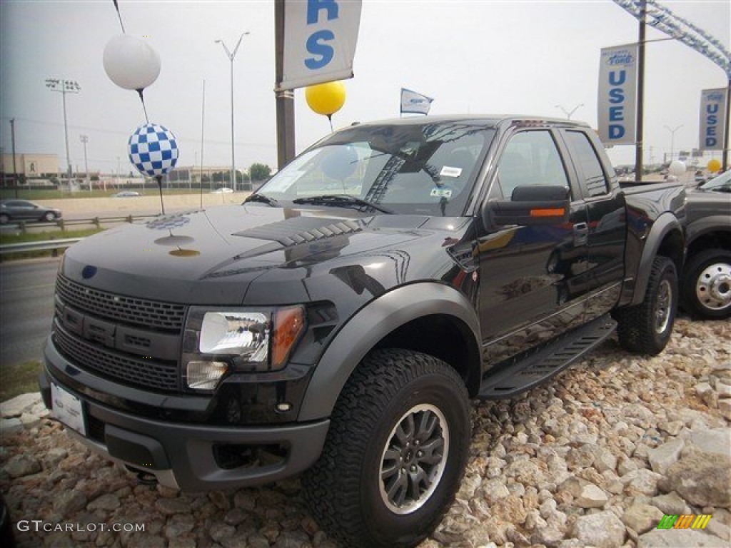2010 F150 SVT Raptor SuperCab 4x4 - Tuxedo Black / Raptor Black photo #1