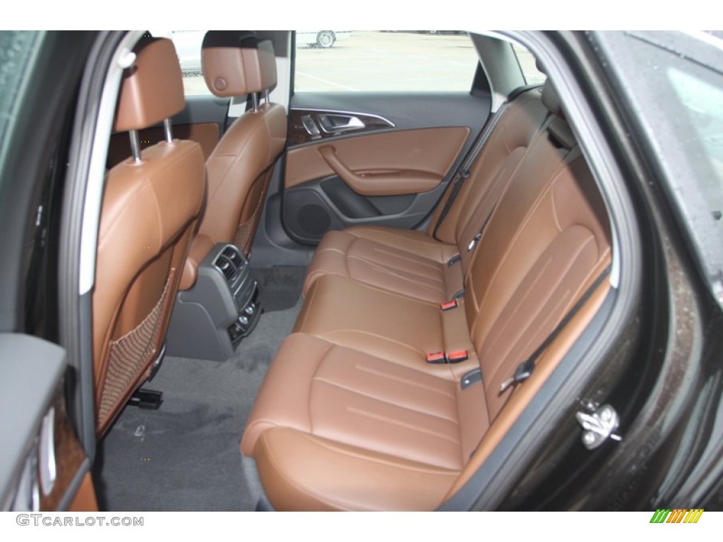 Nougat Brown Interior 2013 Audi A6 2.0T quattro Sedan Photo #79877397