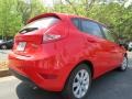 2012 Race Red Ford Fiesta SE Hatchback  photo #3