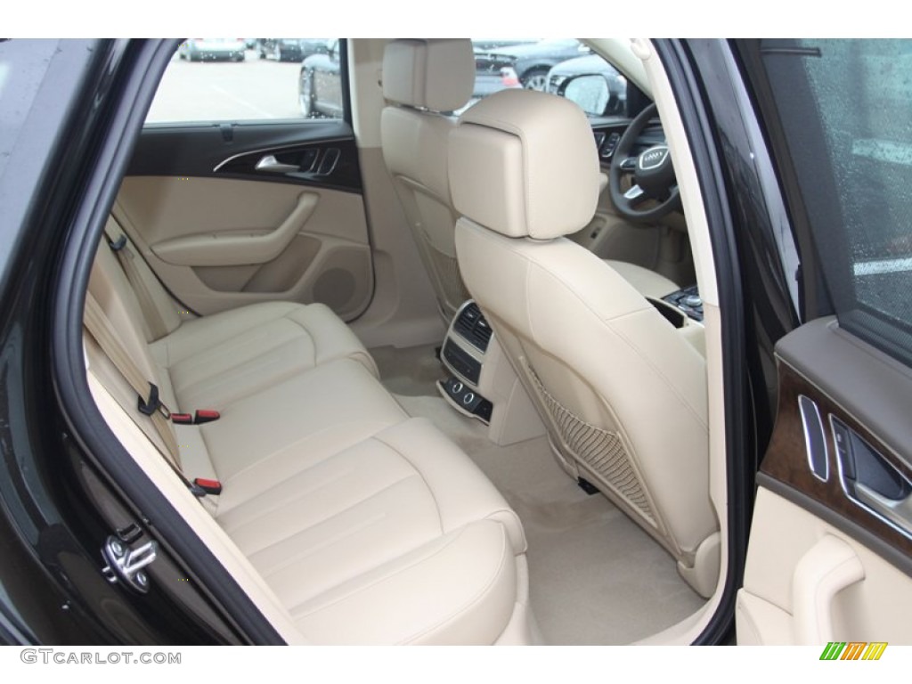 Velvet Beige Interior 2013 Audi A6 2.0T Sedan Photo #79877973