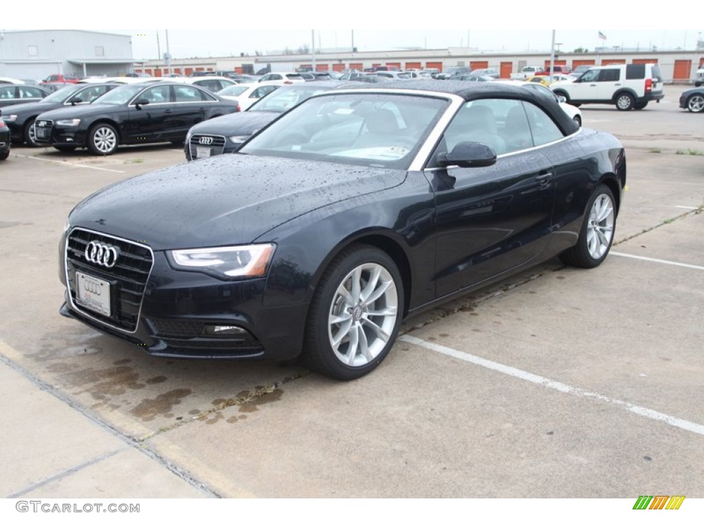 Moonlight Blue Metallic 2013 Audi A5 2.0T quattro Cabriolet Exterior Photo #79878147