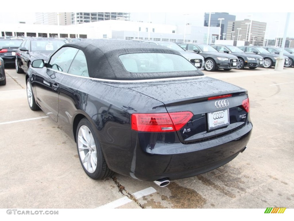 2013 A5 2.0T quattro Cabriolet - Moonlight Blue Metallic / Titanium Grey/Steel Grey photo #7