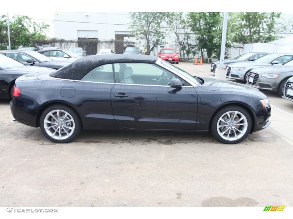 Moonlight Blue Metallic 2013 Audi A5 2.0T quattro Cabriolet Exterior Photo #79878309