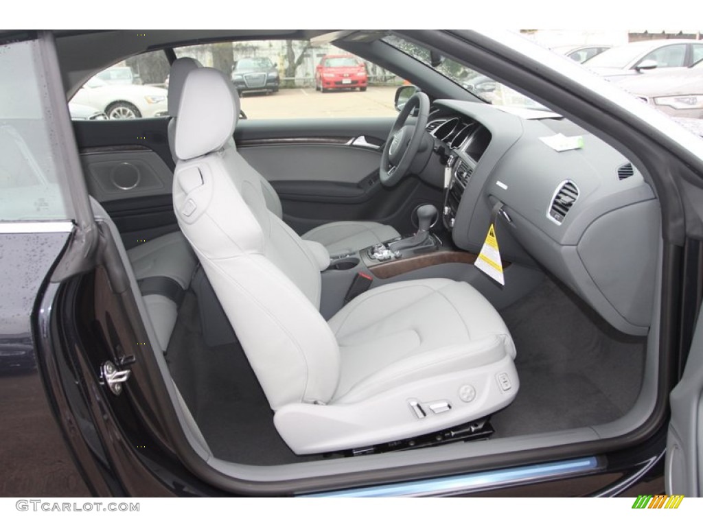Titanium Grey/Steel Grey Interior 2013 Audi A5 2.0T quattro Cabriolet Photo #79878486