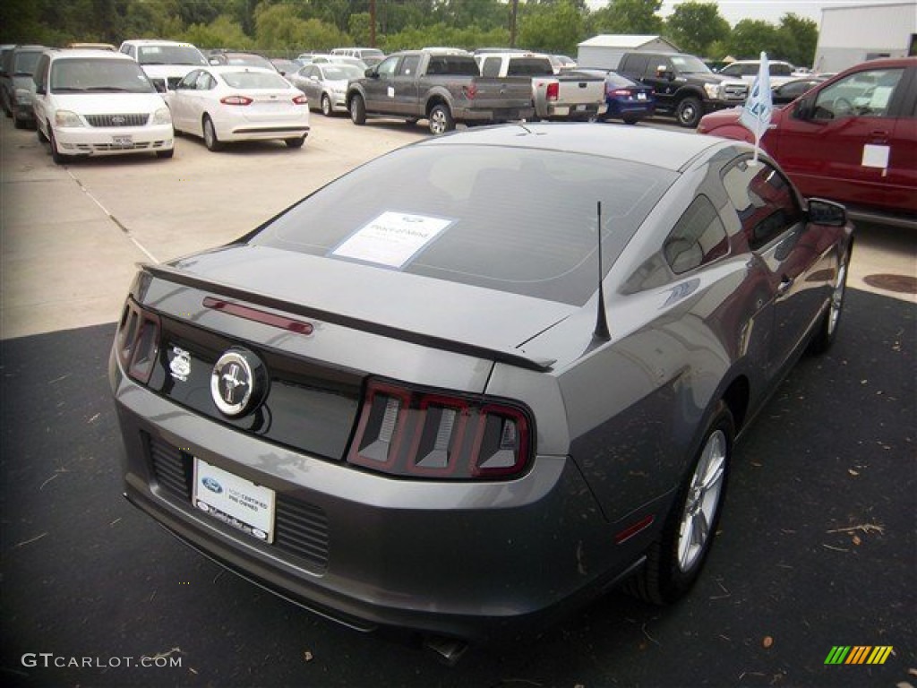 2013 Mustang V6 Coupe - Sterling Gray Metallic / Charcoal Black photo #6
