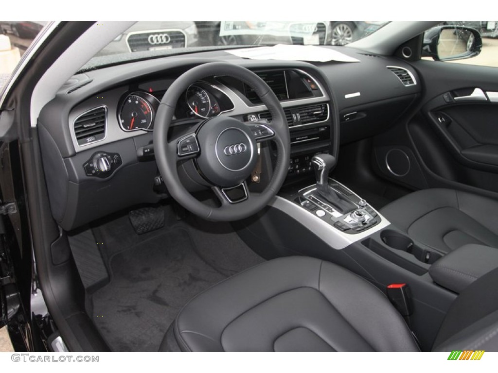 Black Interior 2013 Audi A5 2.0T quattro Coupe Photo #79880271