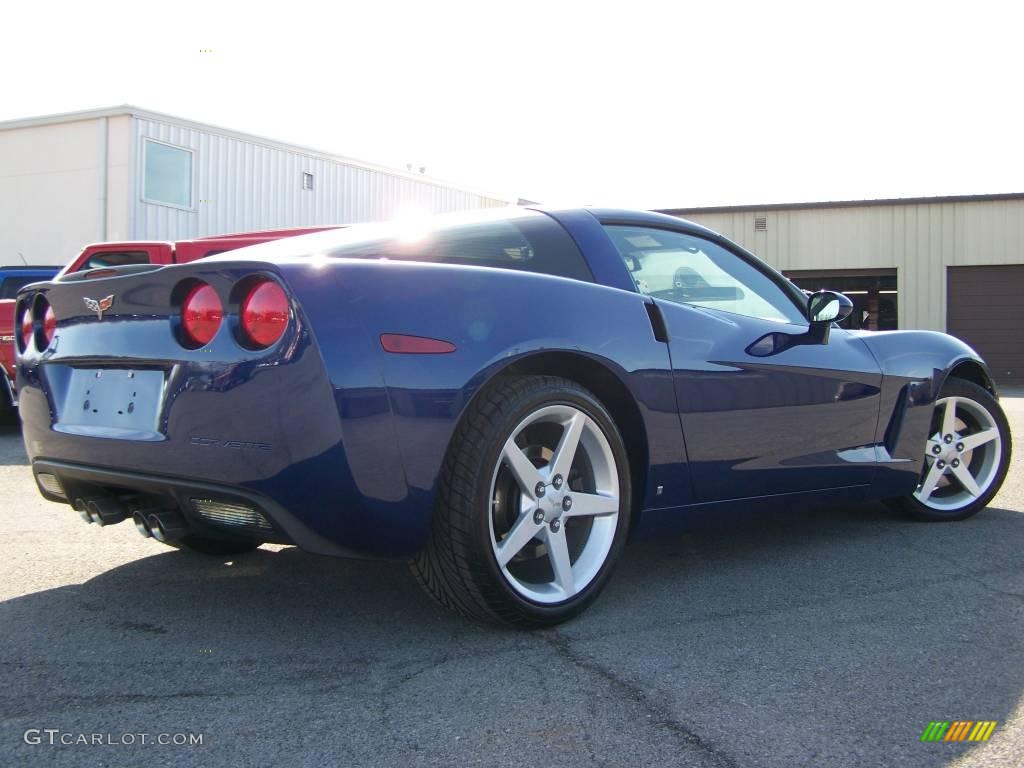 2006 Corvette Coupe - LeMans Blue Metallic / Cashmere Beige photo #5