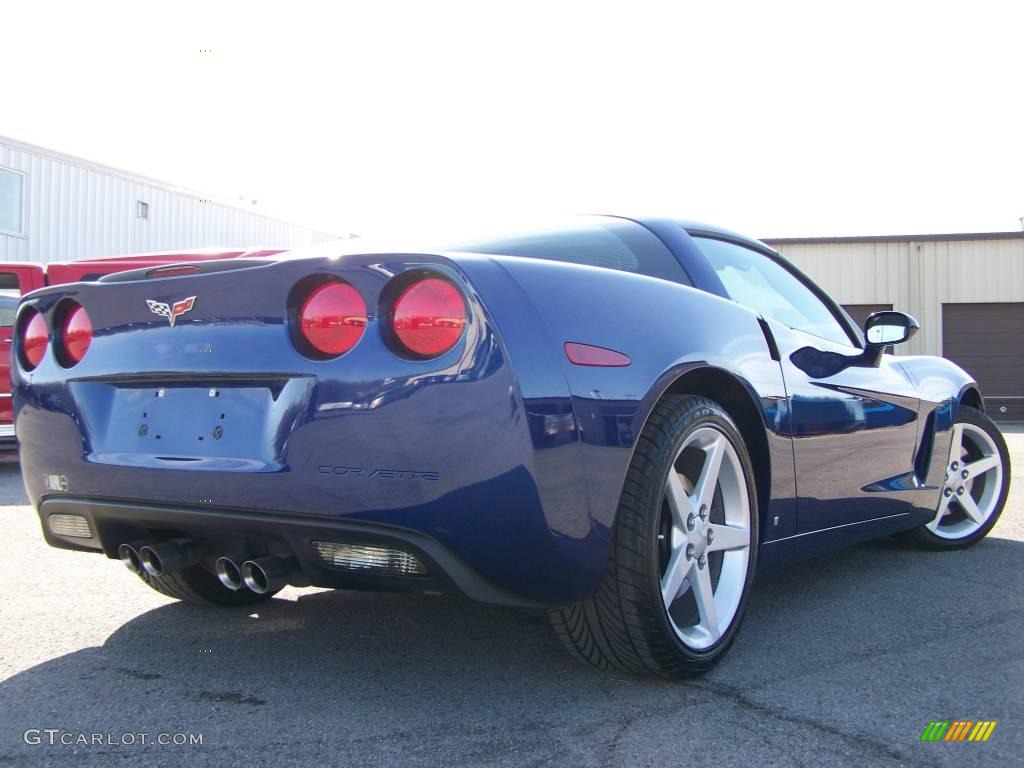 2006 Corvette Coupe - LeMans Blue Metallic / Cashmere Beige photo #6