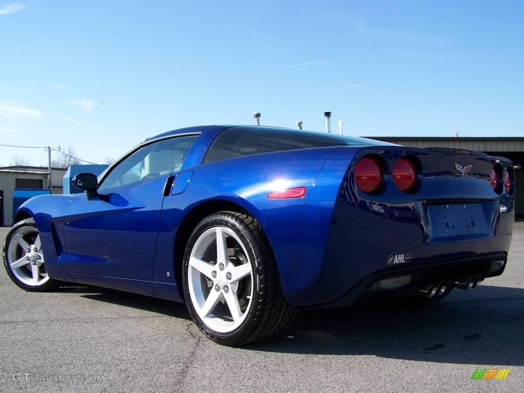 2006 Corvette Coupe - LeMans Blue Metallic / Cashmere Beige photo #8