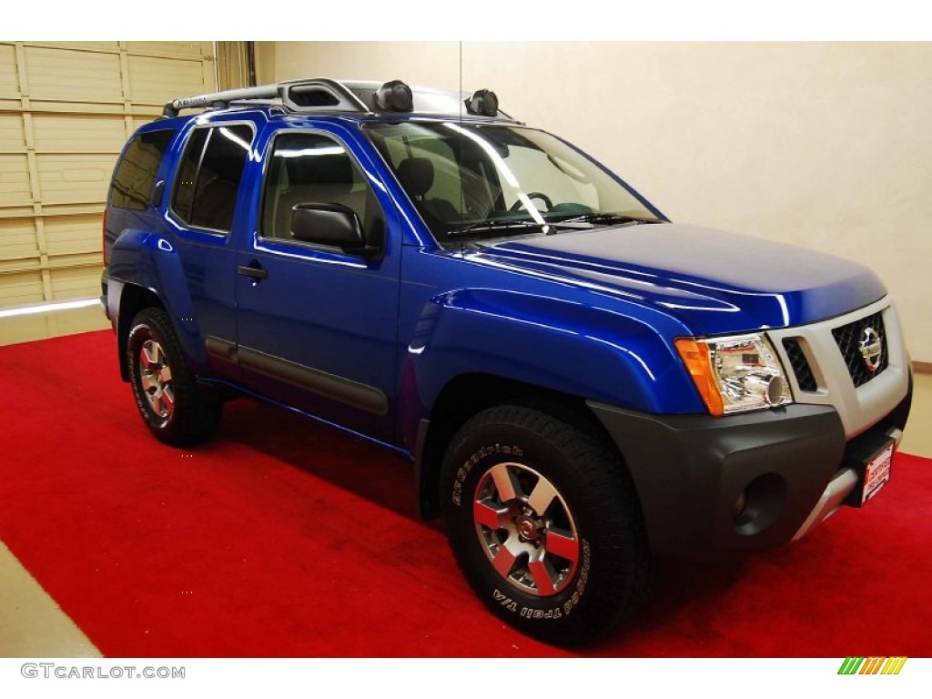 Metallic Blue Nissan Xterra