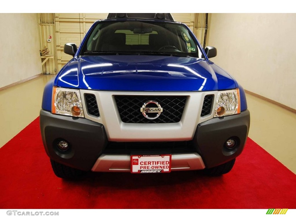2012 Xterra Pro-4X 4x4 - Metallic Blue / Pro 4X Gray Leather photo #2