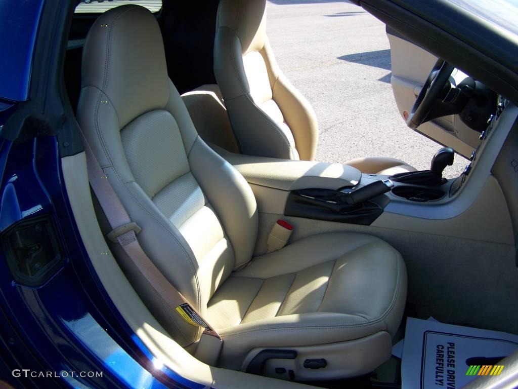 2006 Corvette Coupe - LeMans Blue Metallic / Cashmere Beige photo #14