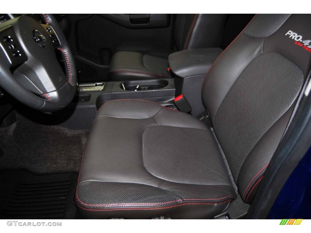 2012 Xterra Pro-4X 4x4 - Metallic Blue / Pro 4X Gray Leather photo #10