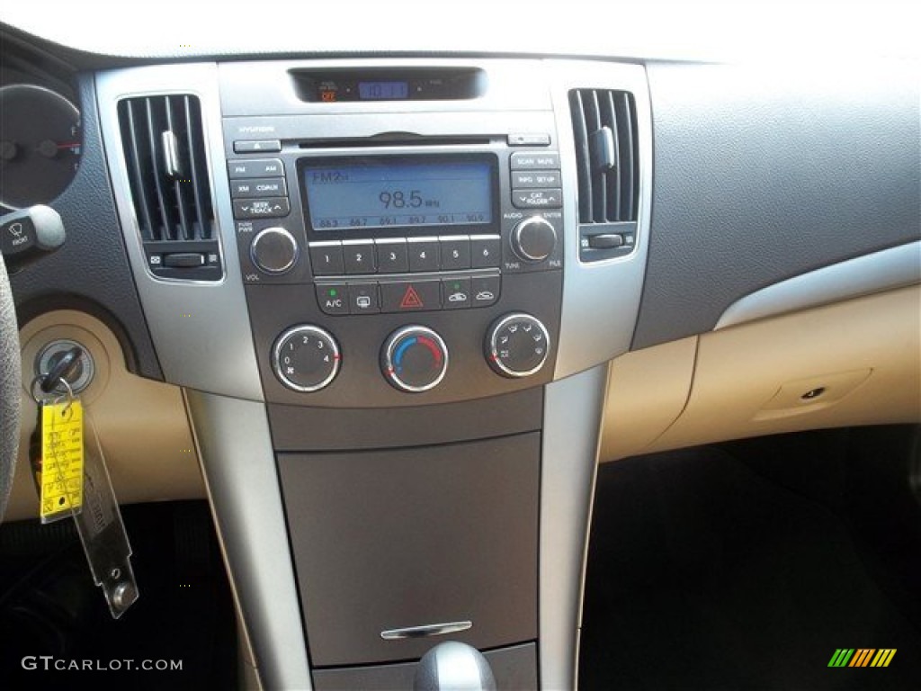 2009 Sonata GLS - Dark Cherry Red / Camel photo #10