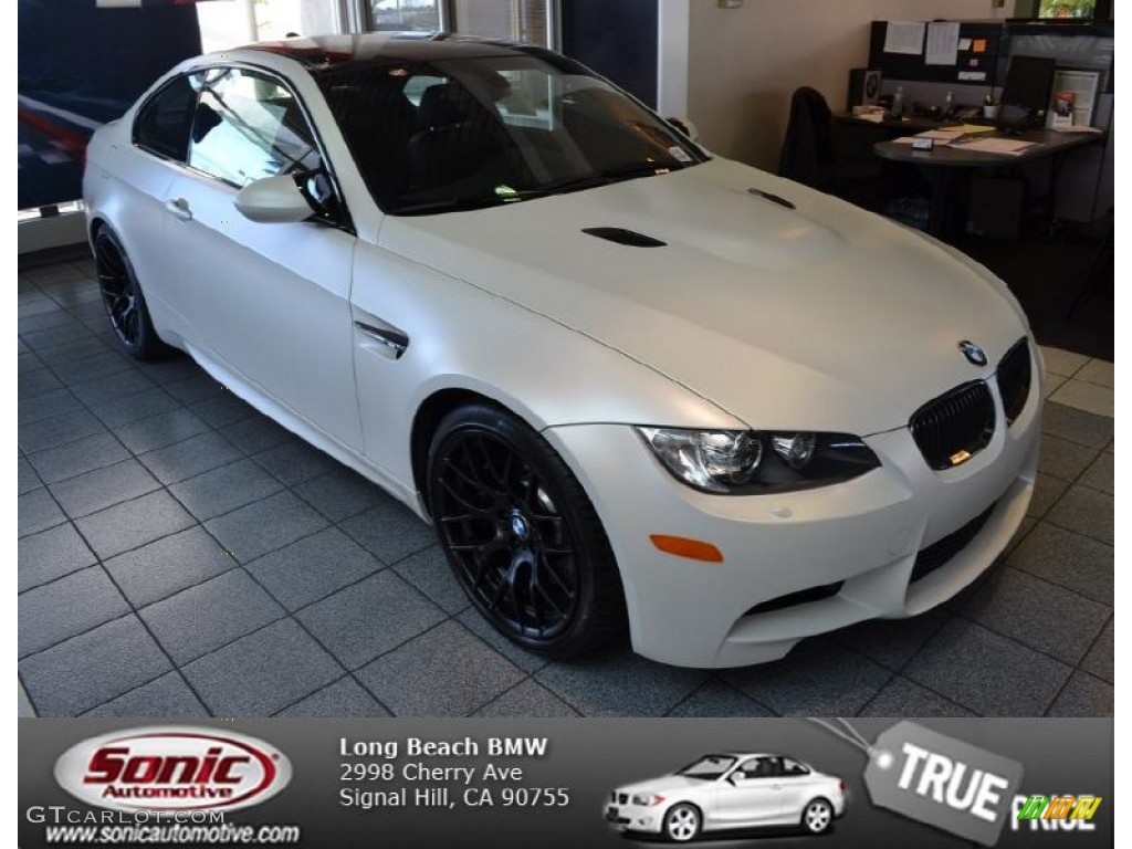 2013 M3 Frozen Limited Edition Coupe - Frozen White / Frozen Edition Black Extended Novillo Leather with Contrast Stitching photo #1