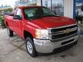 Victory Red 2013 Chevrolet Silverado 2500HD Work Truck Regular Cab 4x4