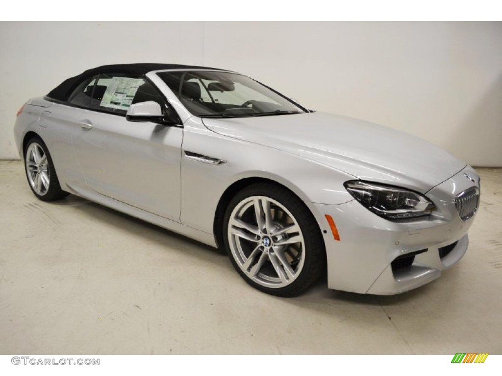2013 6 Series 650i Convertible - Titanium Silver Metallic / Black photo #2
