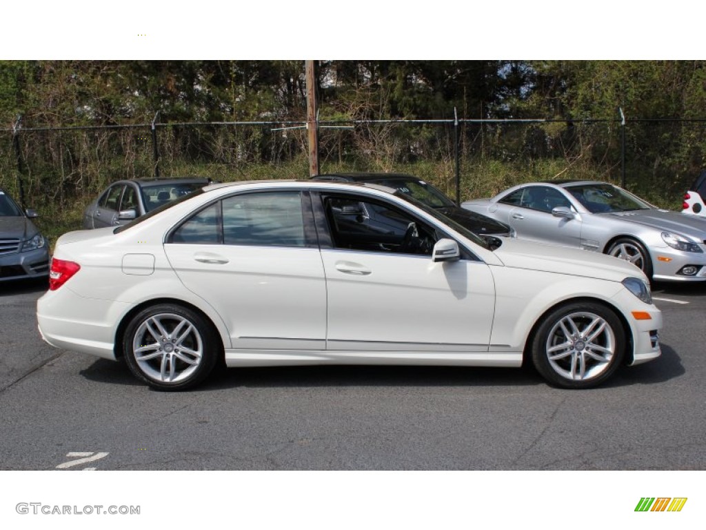 Diamond White Metallic 2012 Mercedes-Benz C 300 Sport 4Matic Exterior Photo #79883754