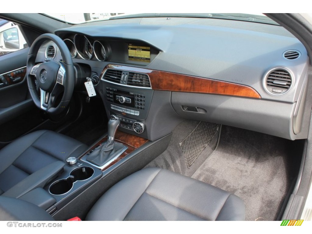 2012 Mercedes-Benz C 300 Sport 4Matic Black Dashboard Photo #79883811