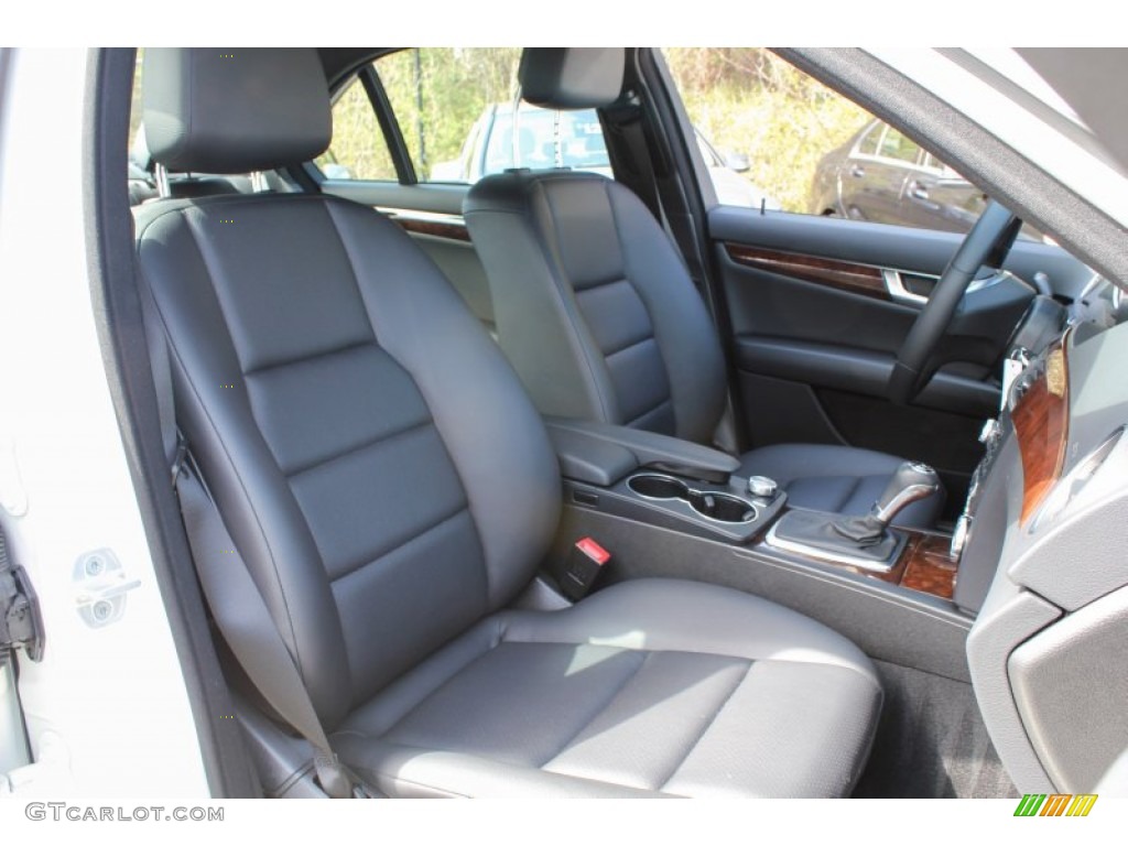 Black Interior 2012 Mercedes-Benz C 300 Sport 4Matic Photo #79883831