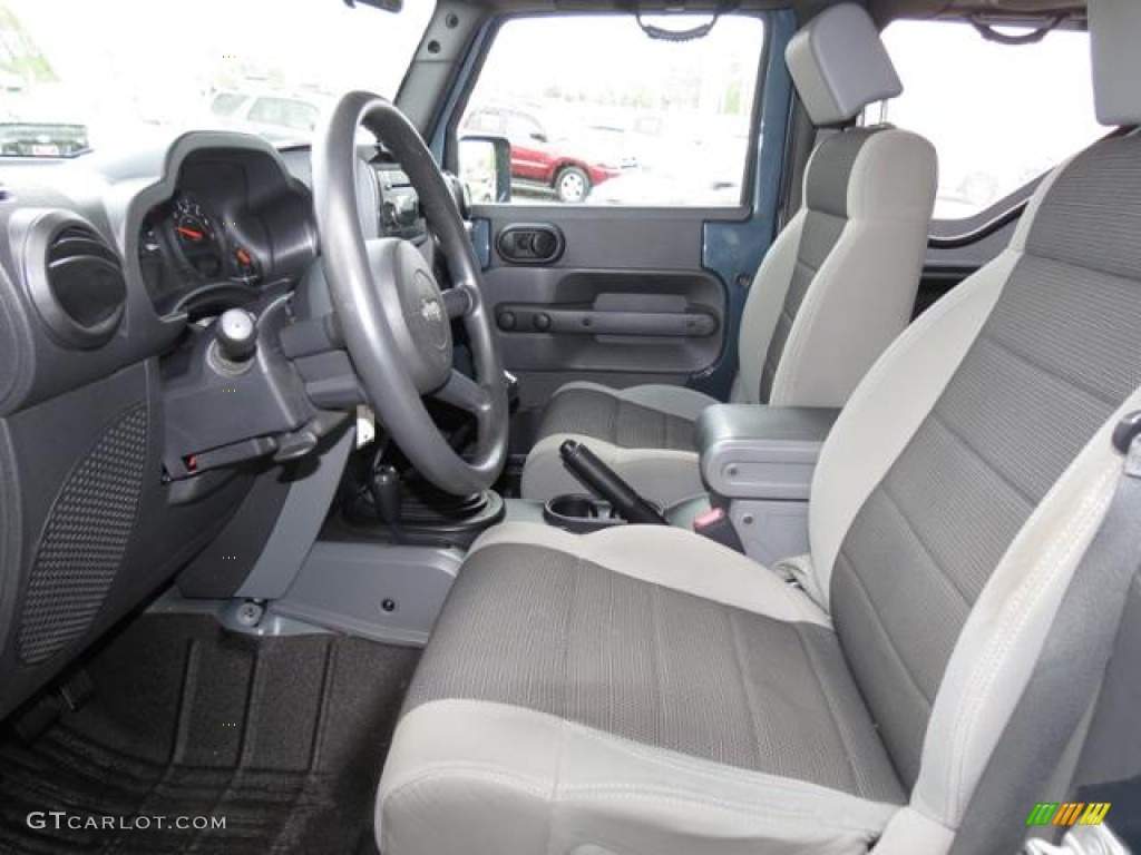 2007 Jeep Wrangler X 4x4 Interior Color Photos