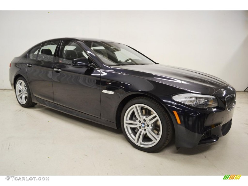 Carbon Black Metallic 2013 BMW 5 Series 535i Sedan Exterior Photo #79884030